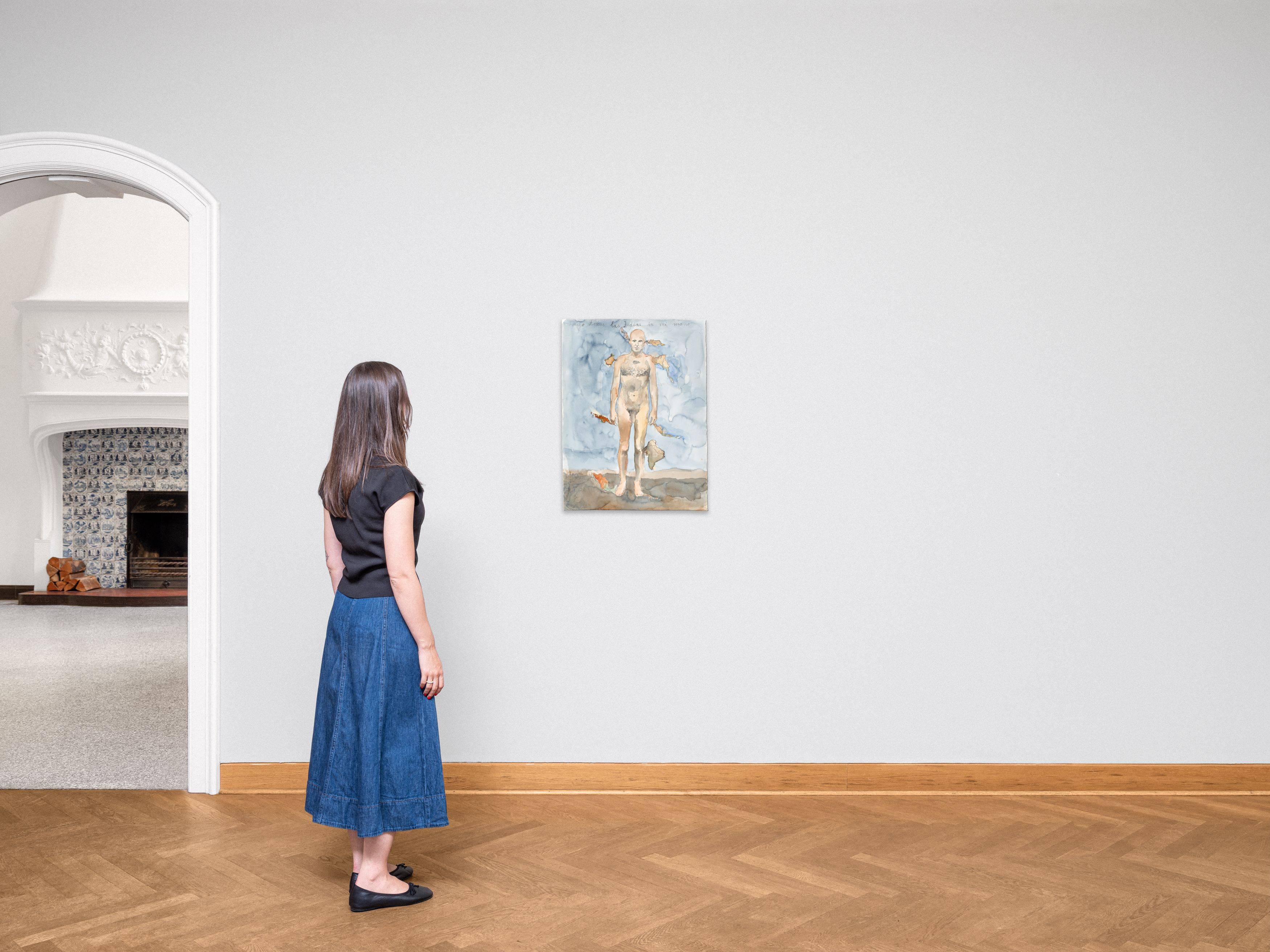 This picture shows the following artwork: Anselm Kiefer. ”Traigo todas Ias Indias en mi mano”. 1995.