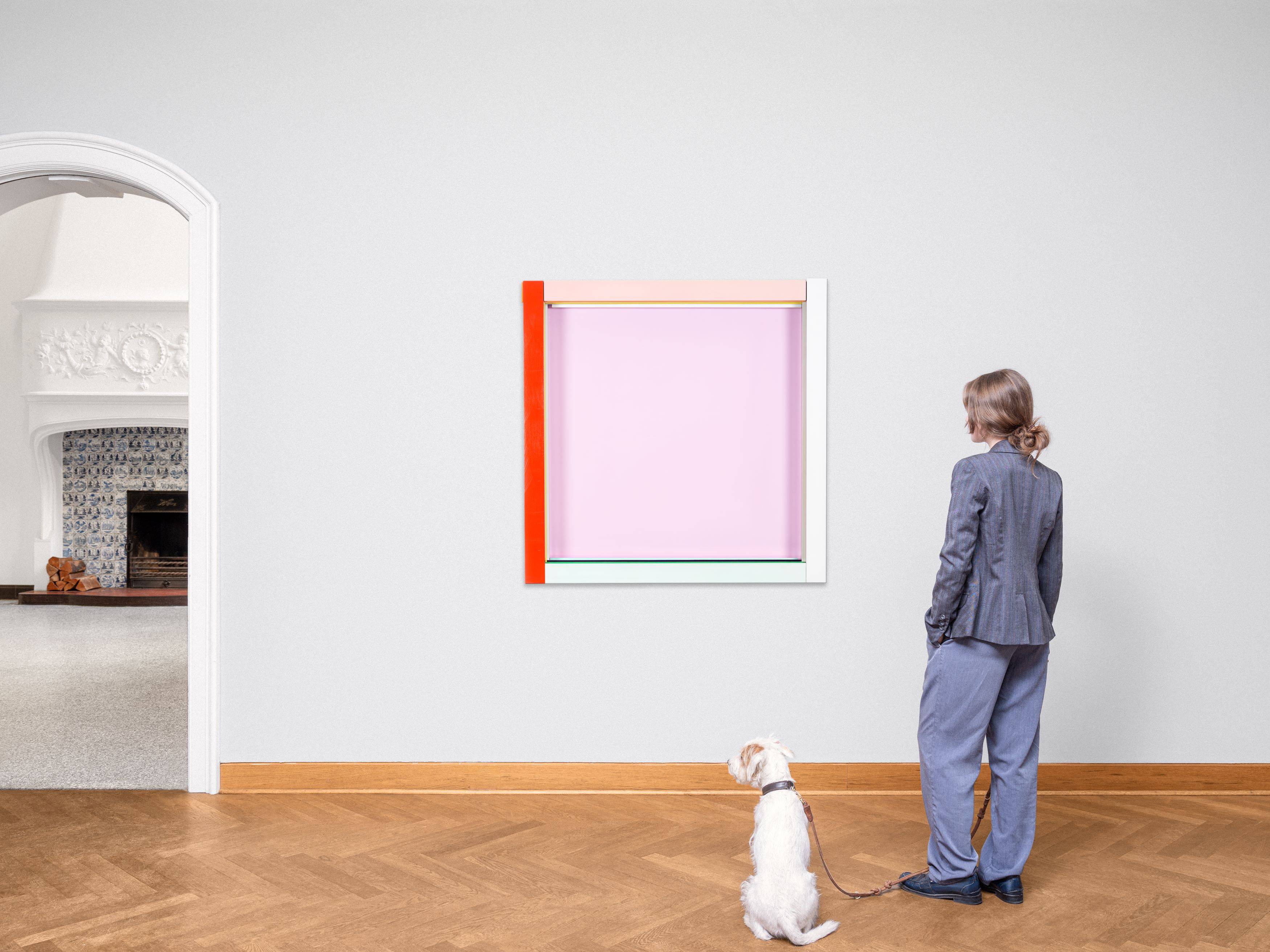 Auf diesem Bild ist das folgende Kunstwerk zu sehen: Imi Knoebel. Permanentmagenta. 1993.