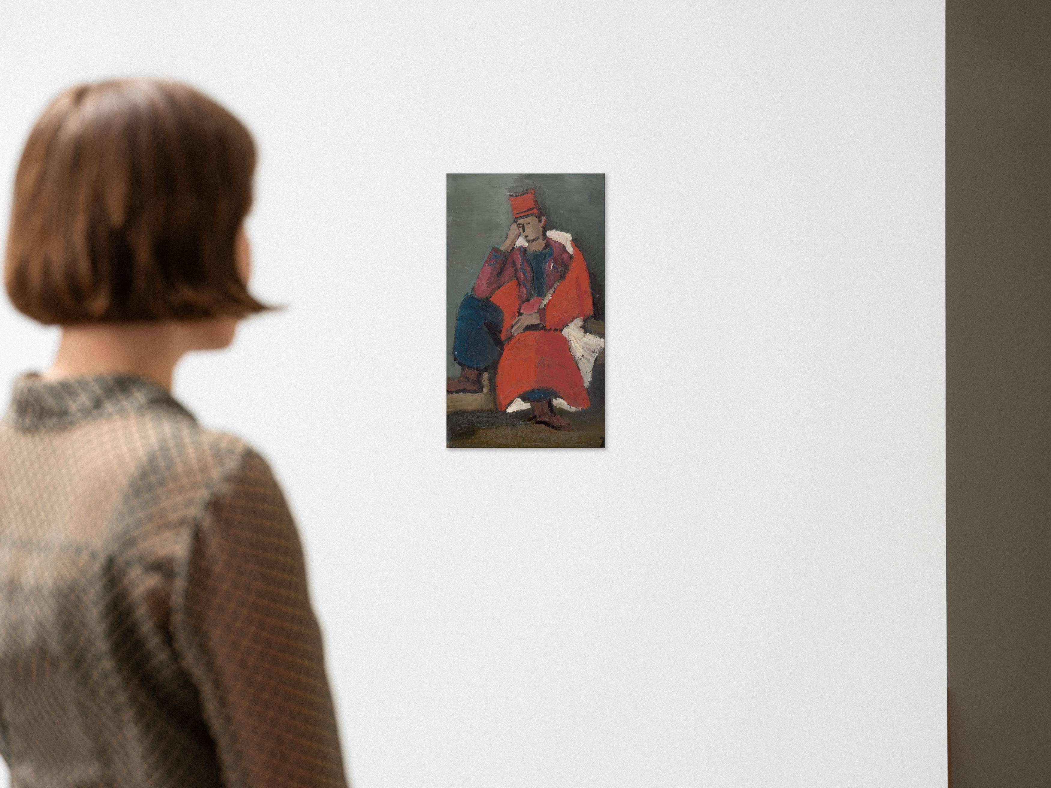 Auf diesem Bild ist das folgende Kunstwerk zu sehen: Helmut Kolle. Spahi. Um 1924/31.