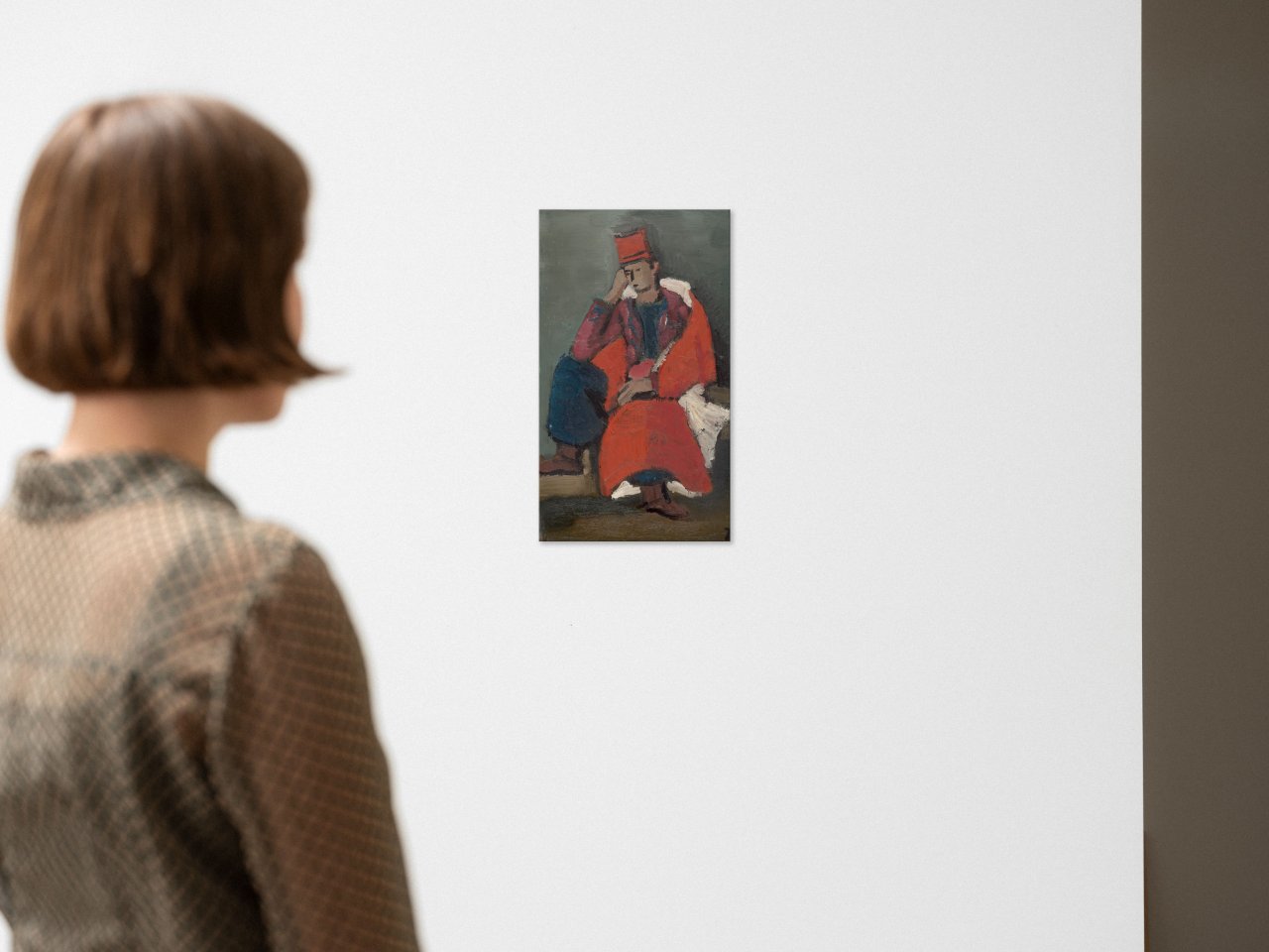 Auf diesem Bild ist das folgende Kunstwerk zu sehen: Helmut Kolle. Spahi. Um 1924/31.