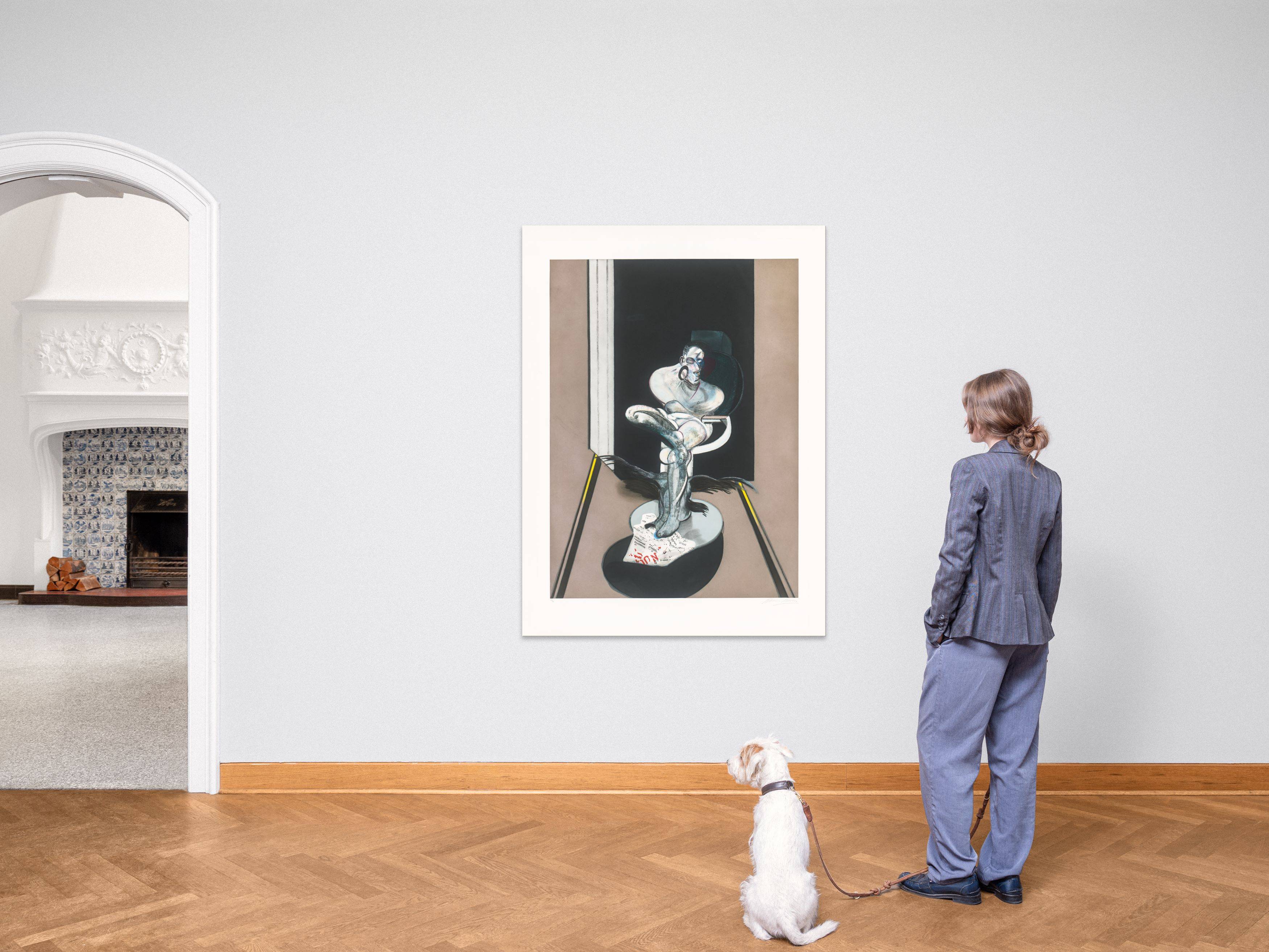 This picture shows the following artwork: Francis Bacon. ”Seated Figure”. 1992.