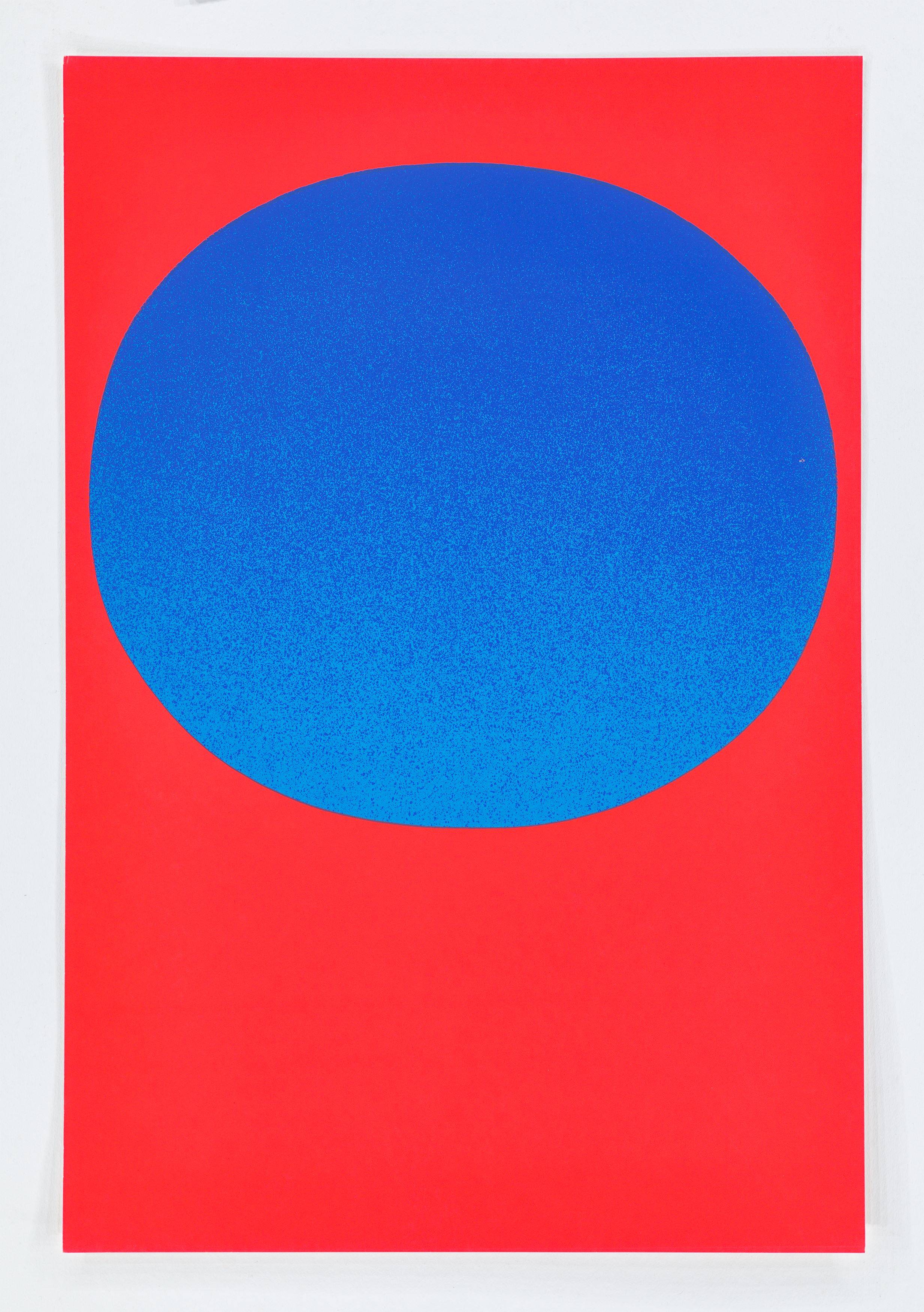 This picture shows the following artwork: Rupprecht Geiger. ”Geiger – Modulation”. 1969.