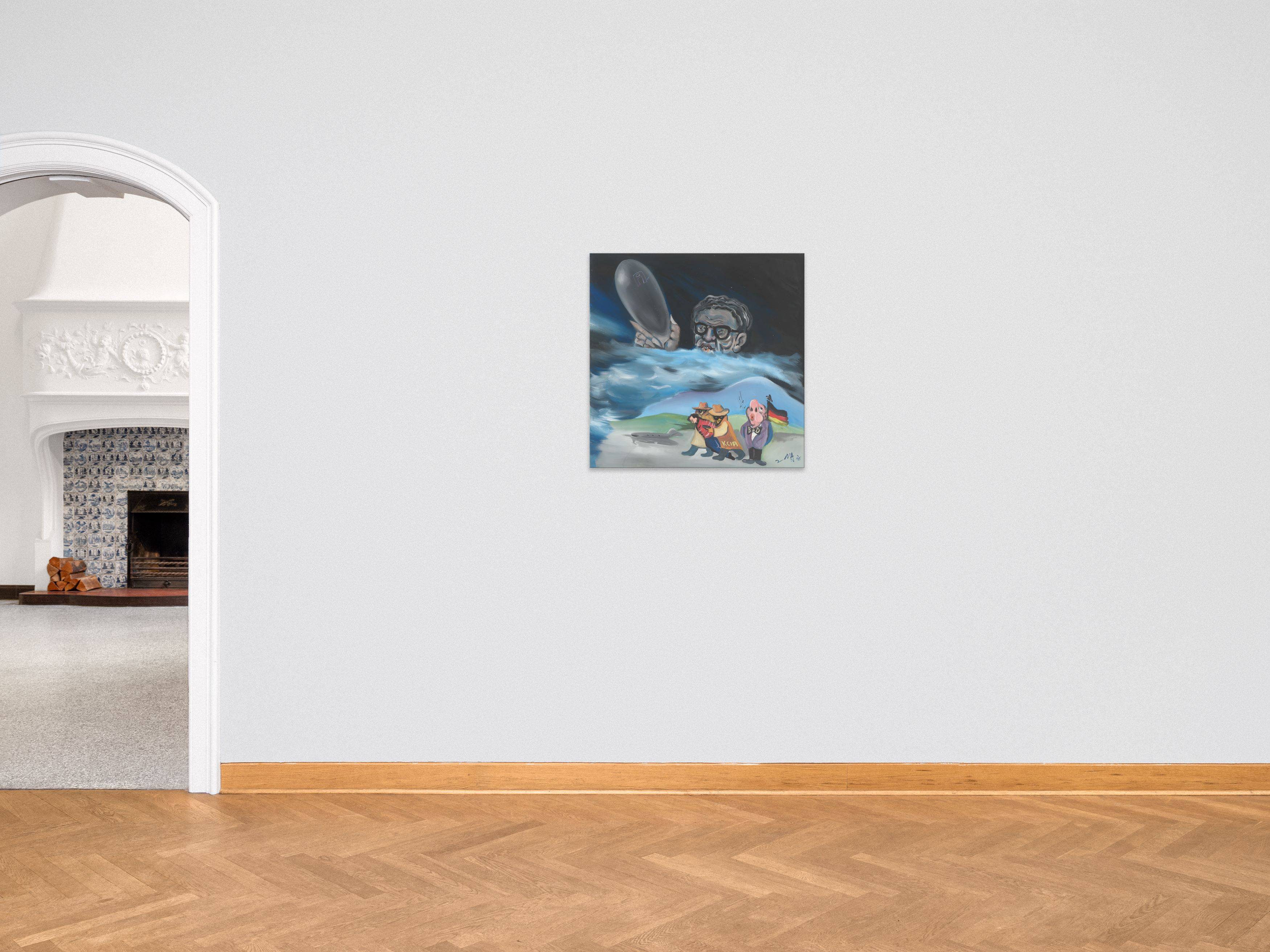 Auf diesem Bild ist das folgende Kunstwerk zu sehen: Jörg Immendorff. Ohne Titel. 1976.