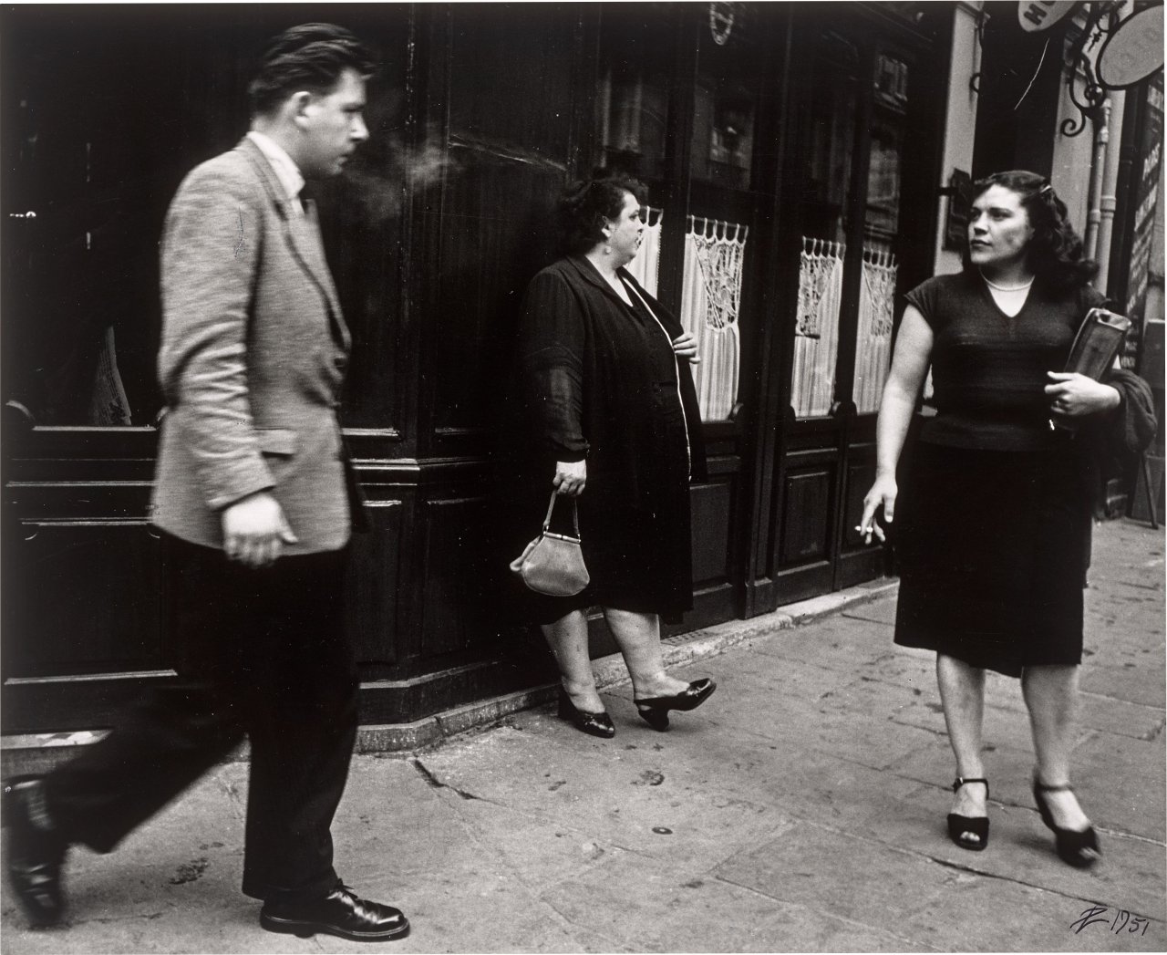 This picture shows the following artwork: Lutz Dille. ”Paris”. 1951.