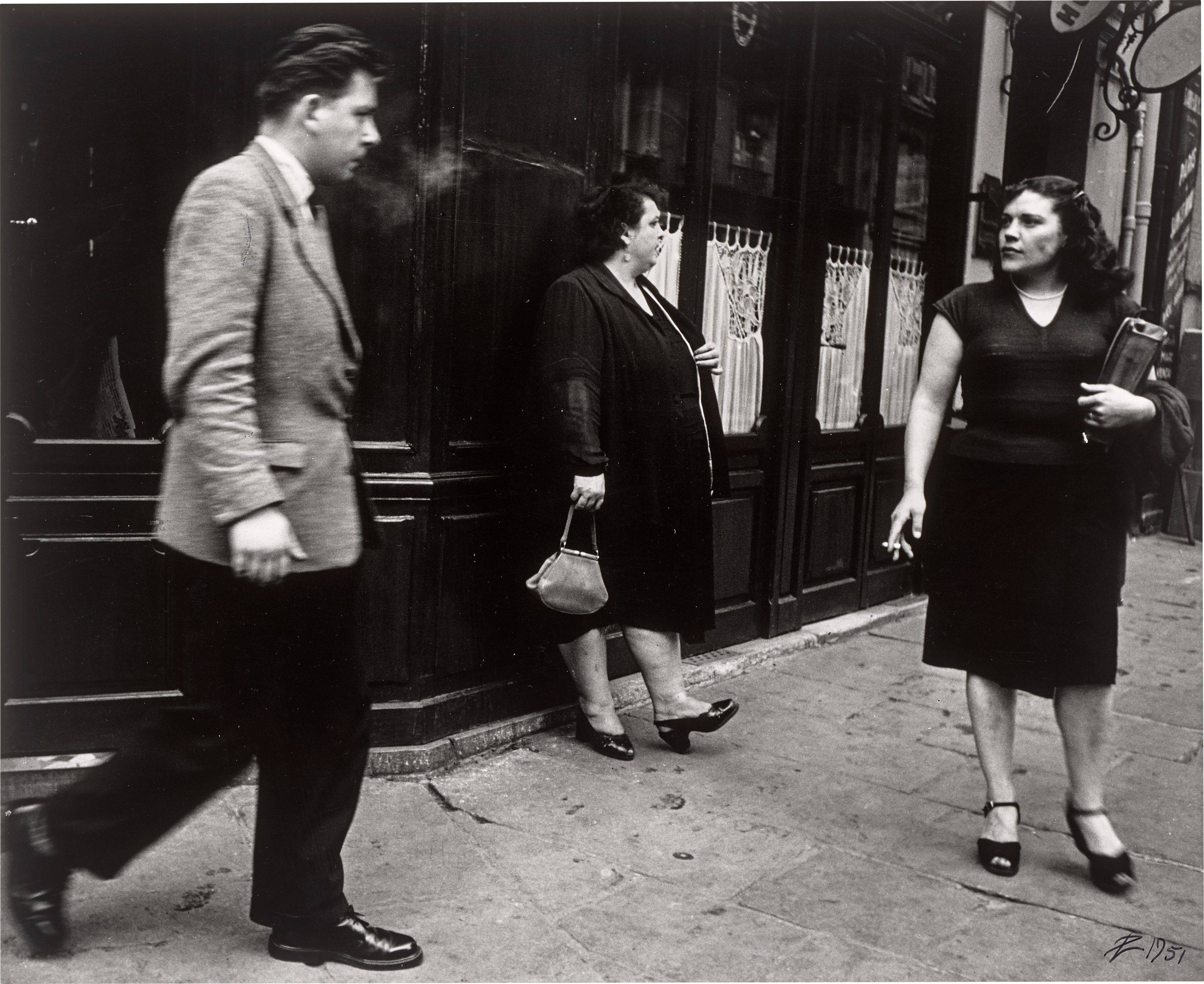This picture shows the following artwork: Lutz Dille. ”Paris”. 1951.