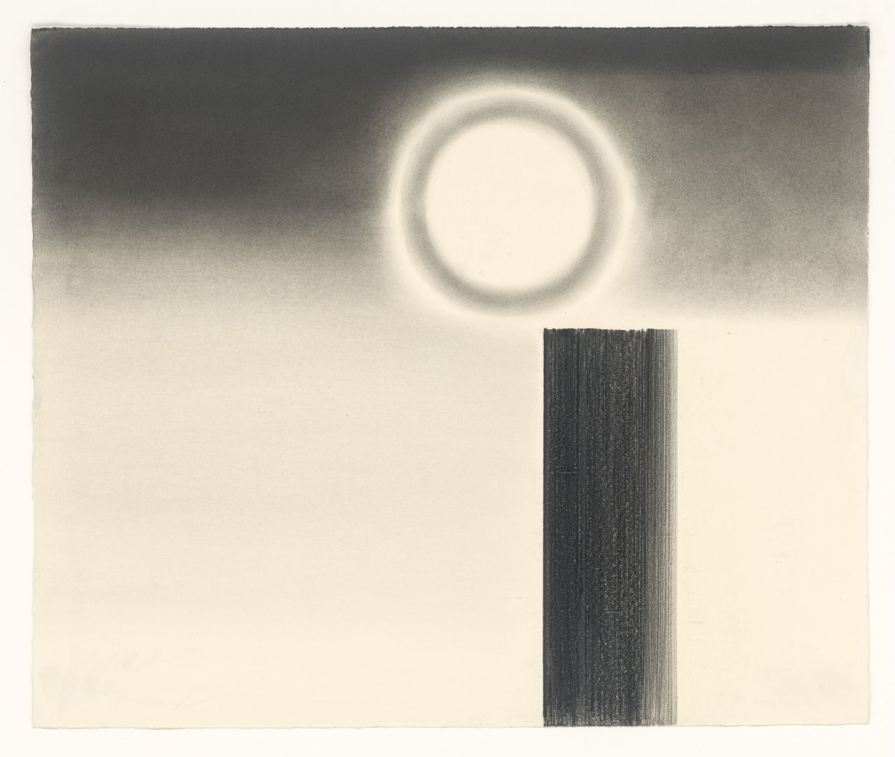 This picture shows the following artwork: Rupprecht Geiger. ”Gr. 2/87”. 1987.