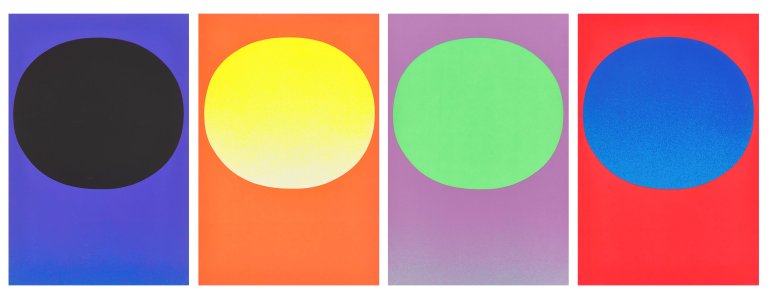 This picture shows the following artwork: Rupprecht Geiger. ”Geiger – Modulation”. 1969.