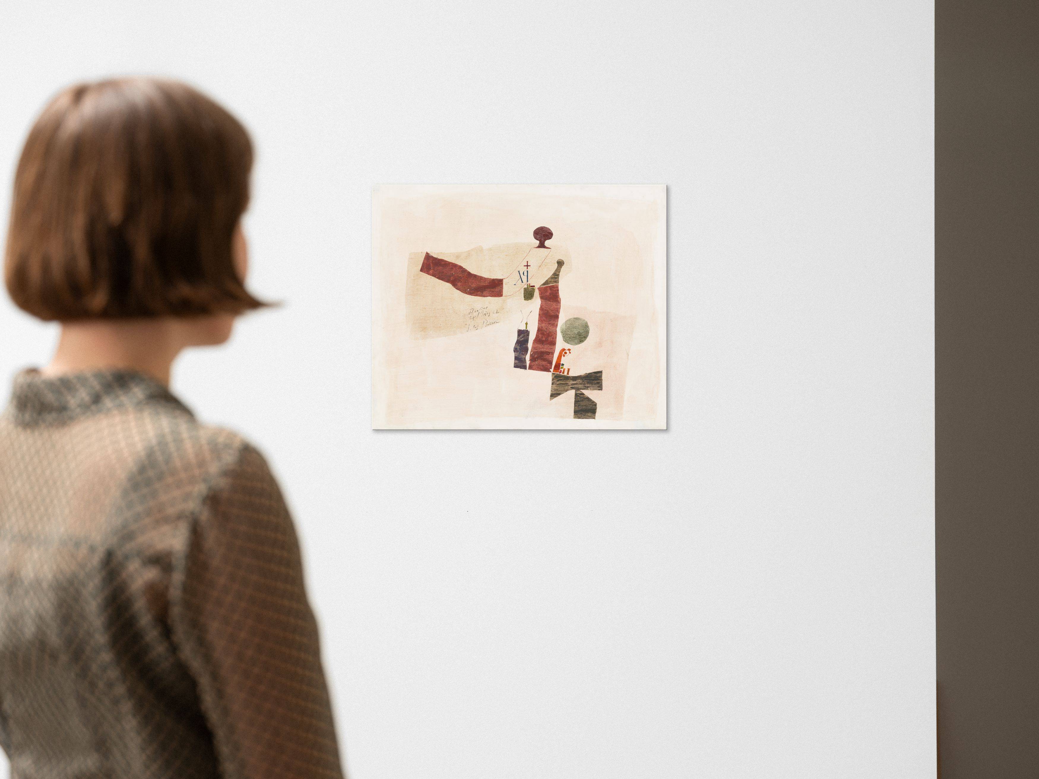 This picture shows the following artwork: Julius Bissier. ”Rondine 4 März 62”. 1962.