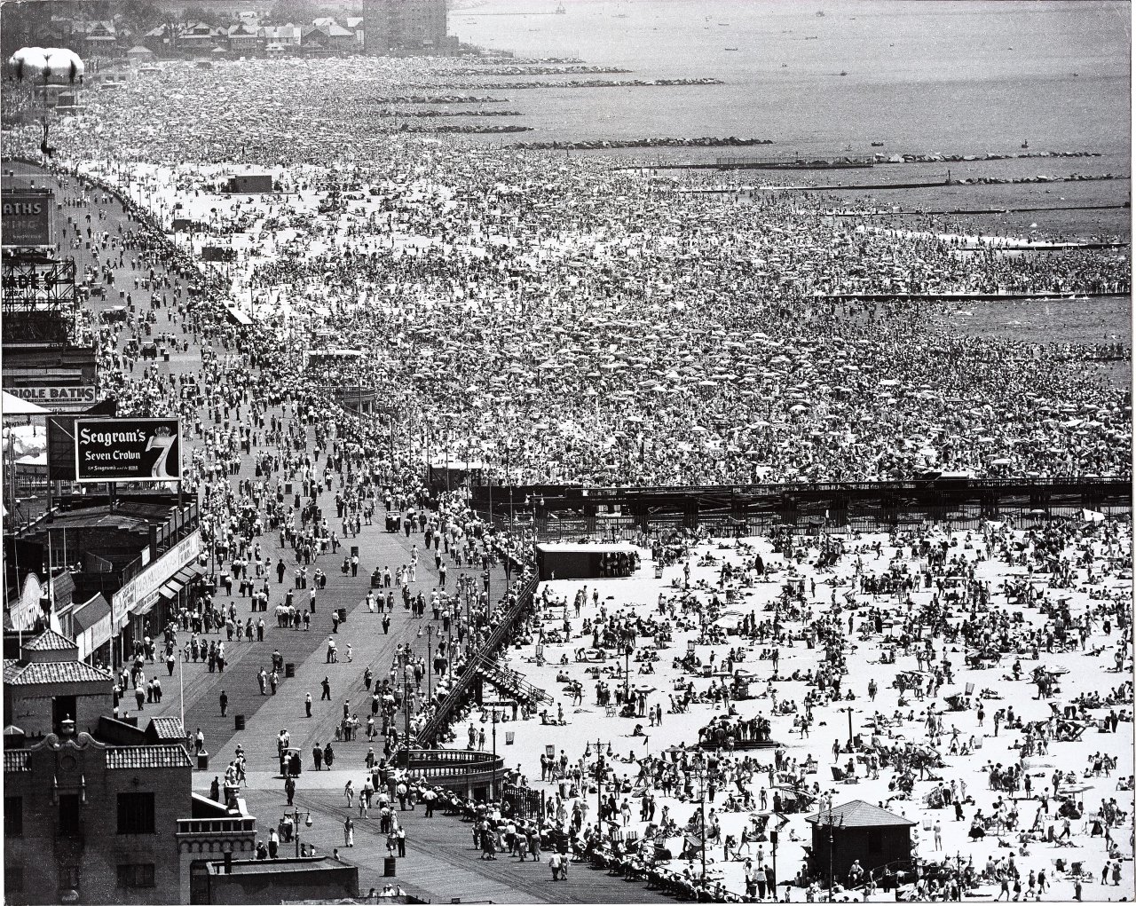 This picture shows the following artwork: Andreas Feininger. Coney Island, New York. 1949.