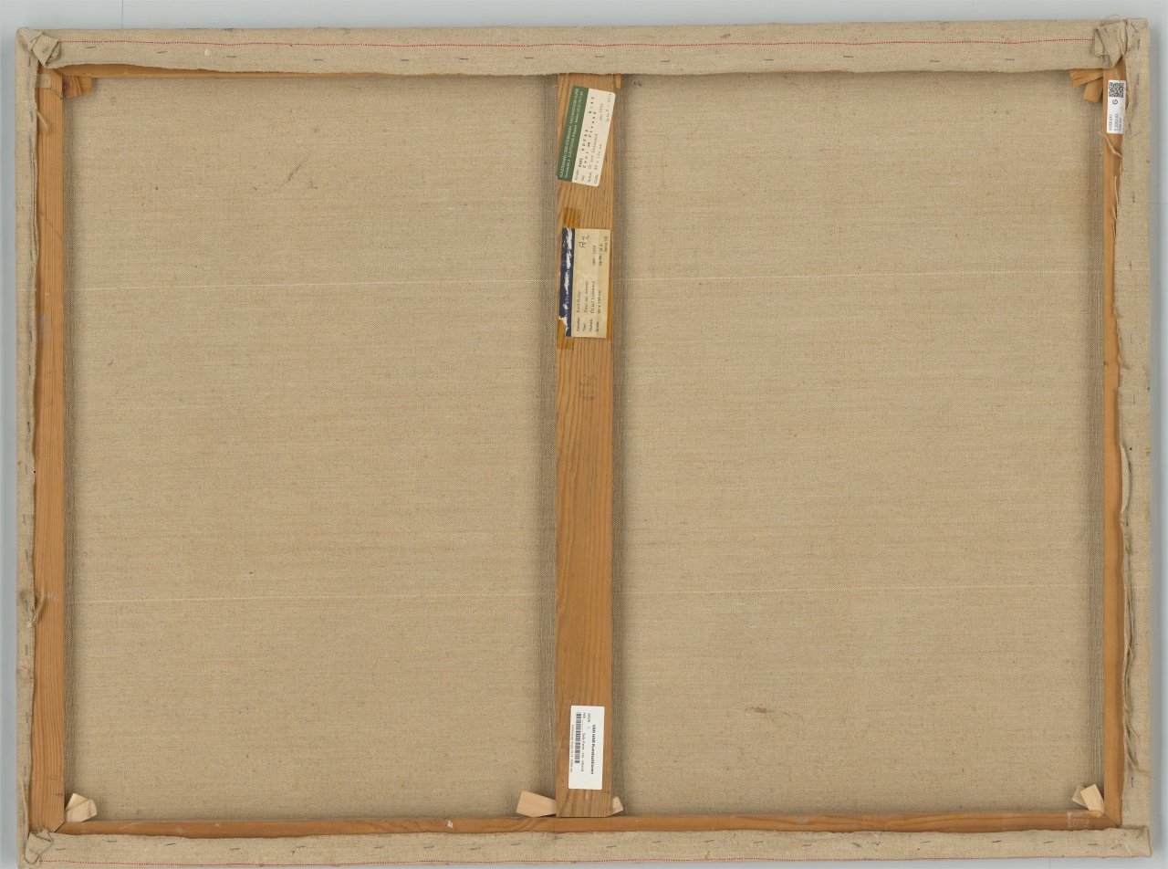 Auf diesem Bild ist das folgende Kunstwerk zu sehen: Karl Hofer. „Paar am Strand“. 1953.