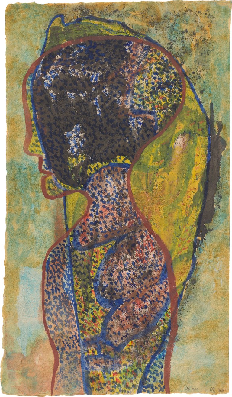 This picture shows the following artwork: Gerhard Altenbourg. ”In uns”. 1956.