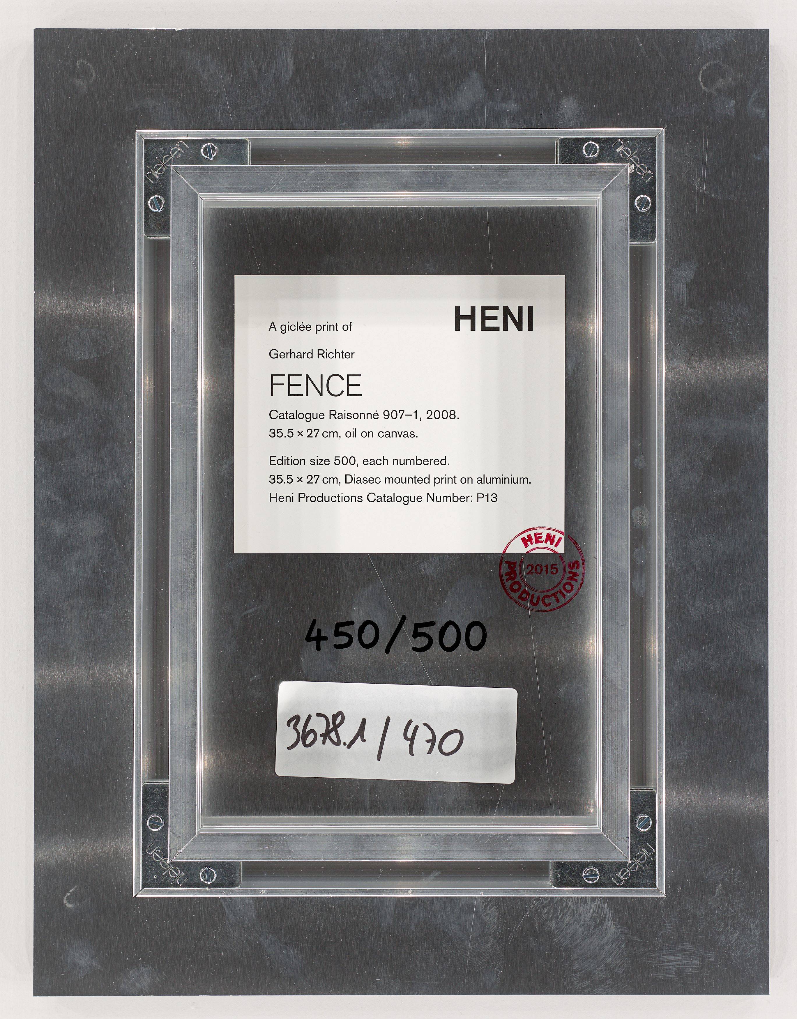 Auf diesem Bild ist das folgende Kunstwerk zu sehen: Gerhard Richter. „Fence (P13)“. 2015.