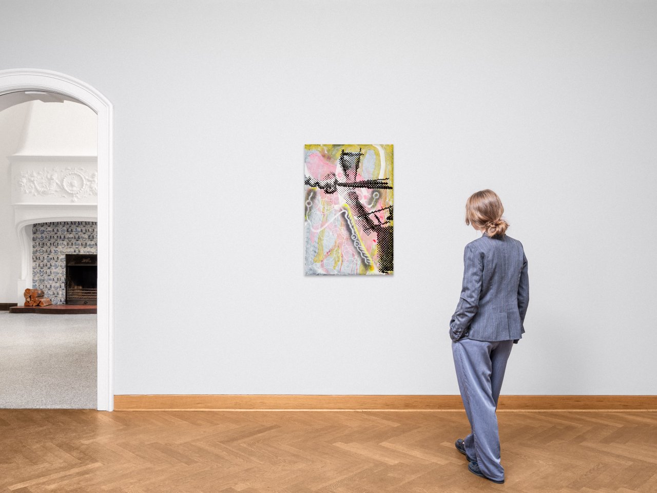 Auf diesem Bild ist das folgende Kunstwerk zu sehen: Sigmar Polke. Ohne Titel. 1999.