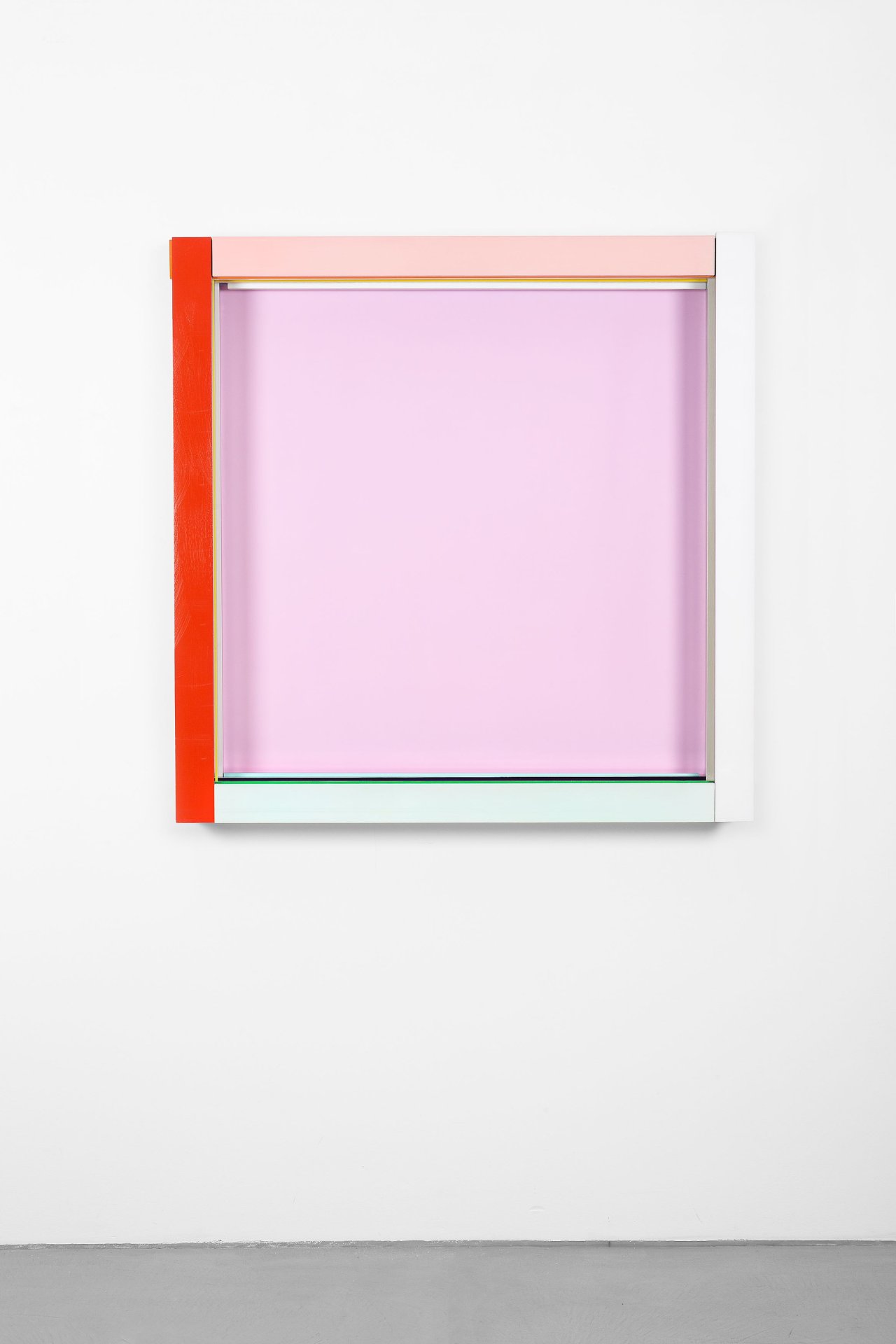 Auf diesem Bild ist das folgende Kunstwerk zu sehen: Imi Knoebel. Permanentmagenta. 1993.