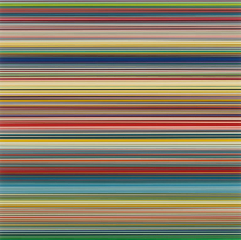 This picture shows the following artwork: Gerhard Richter. ”STRIP”. 2025.