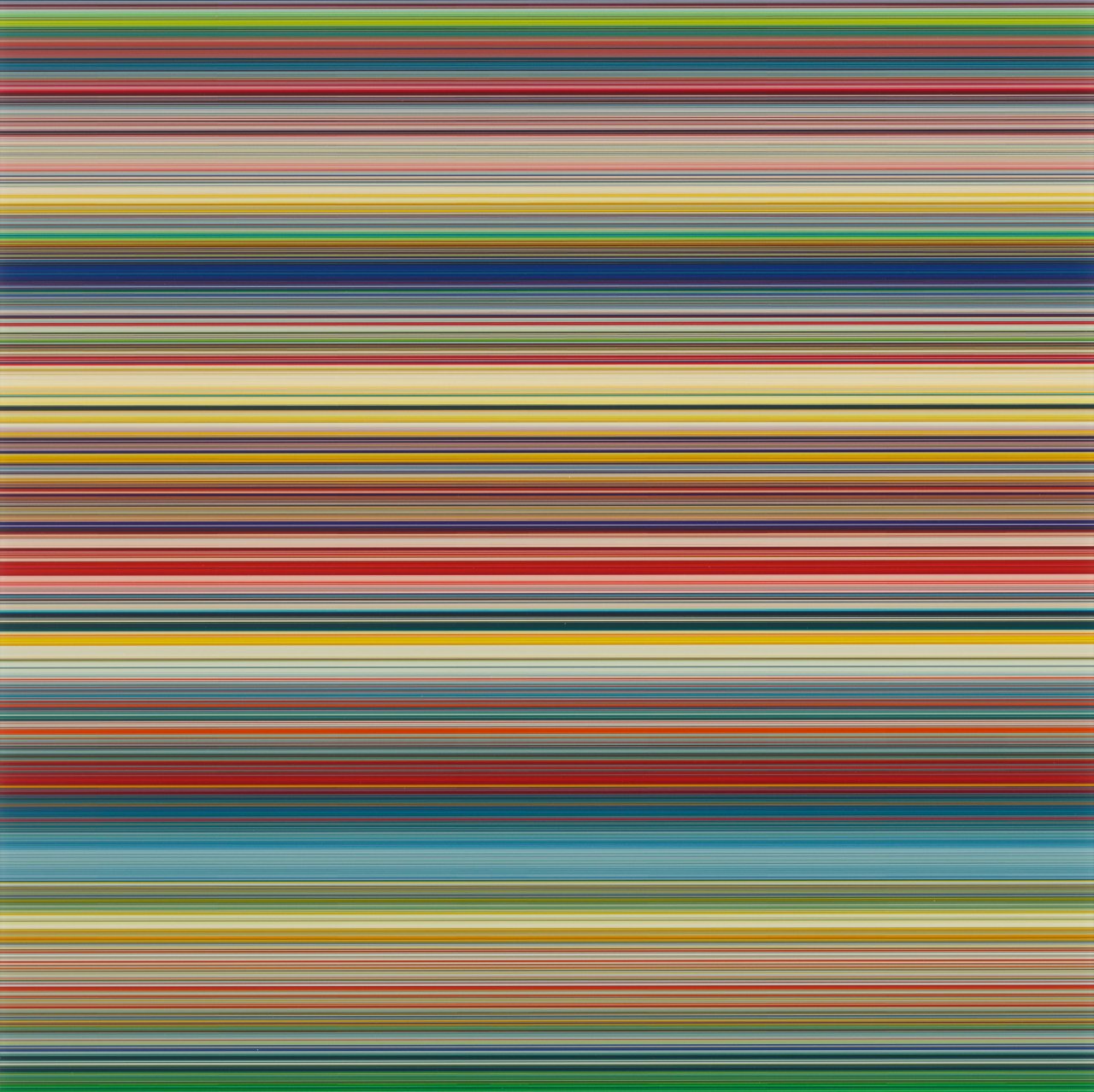 Auf diesem Bild ist das folgende Kunstwerk zu sehen: Gerhard Richter. „STRIP“. 2025.