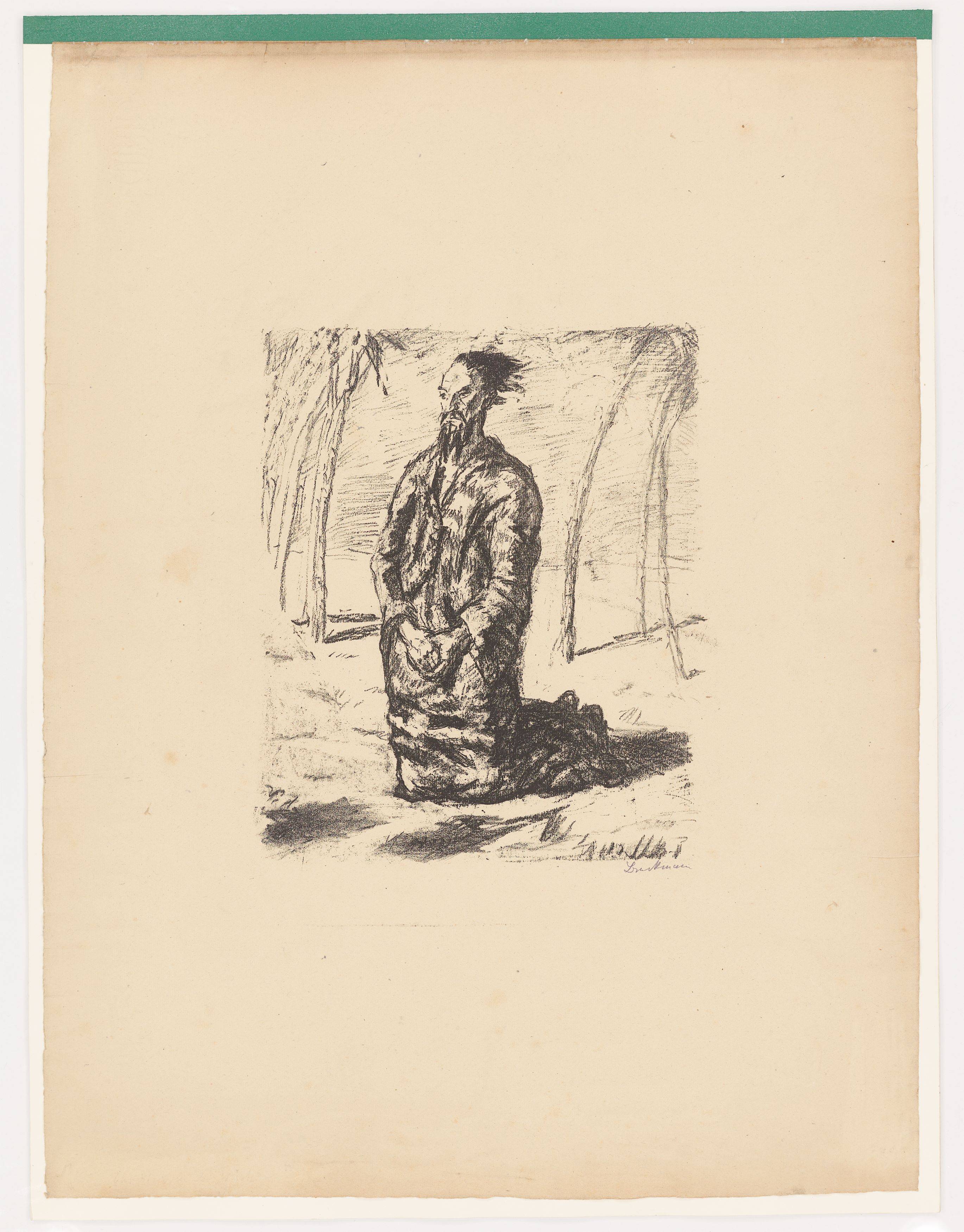 Auf diesem Bild ist das folgende Kunstwerk zu sehen: Max Beckmann. „Sechs Lithographien zum Neuen Testament“. 1911/17.