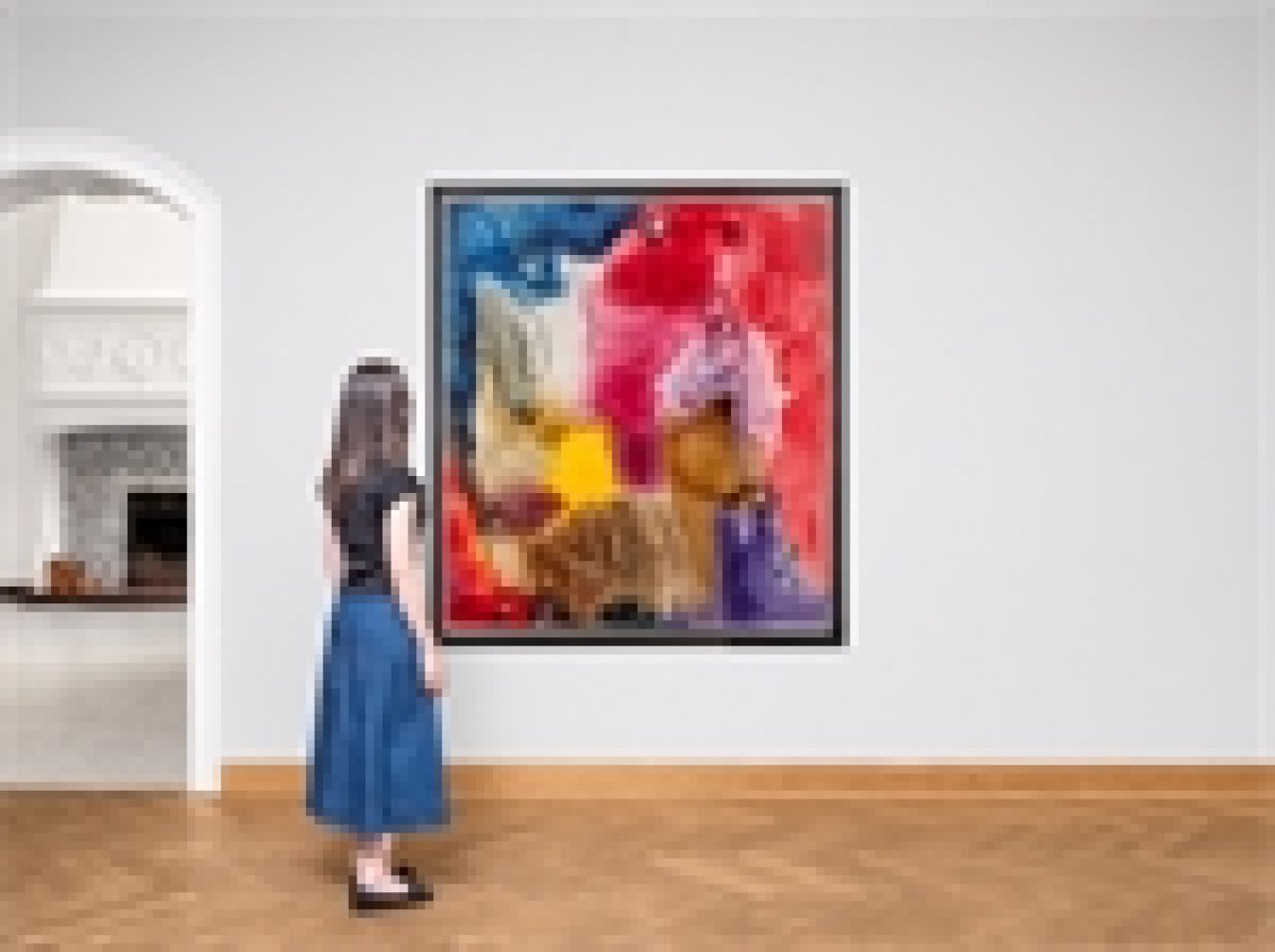 This picture shows the following artwork: Herbert Brandl. Untitled. 1993.