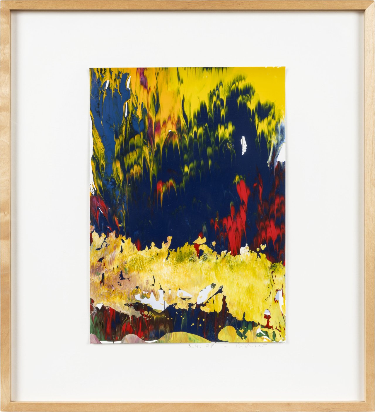 Auf diesem Bild ist das folgende Kunstwerk zu sehen: Gerhard Richter. „3.4.08“. 2008.