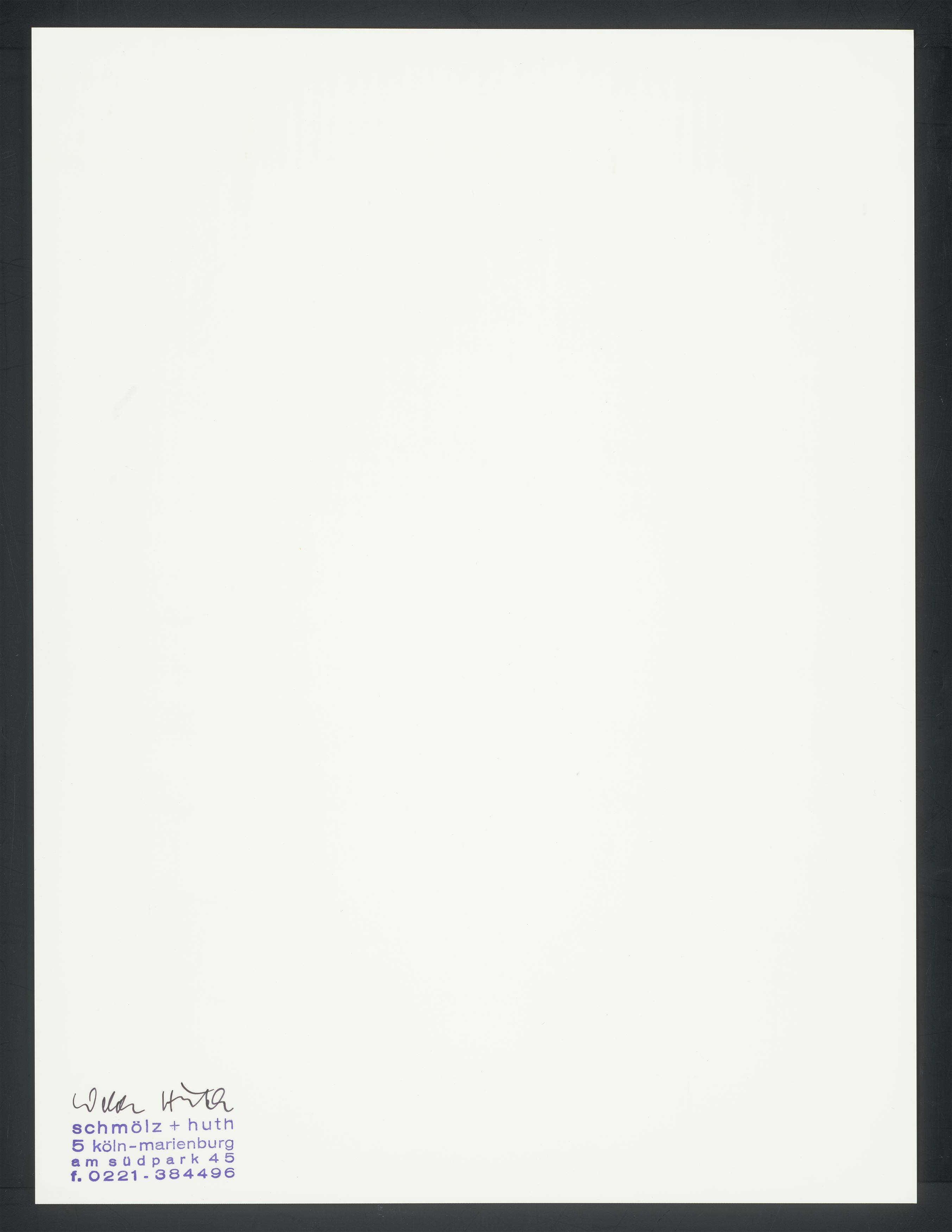Auf diesem Bild ist das folgende Kunstwerk zu sehen: Walde Huth. Werbeaufnahme 'Schiesser' Unterwäsche. 1950er/60er–Jahre.