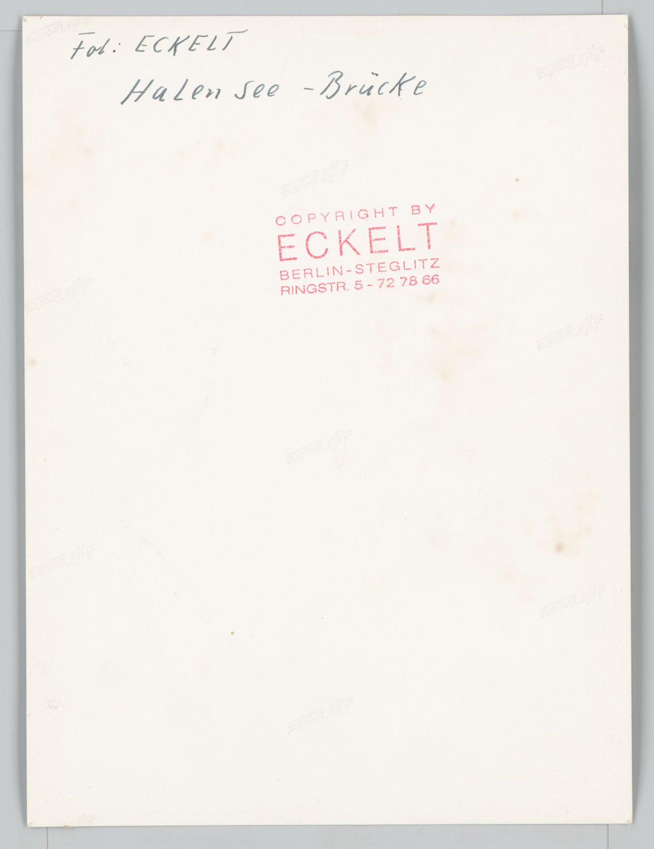 This picture shows the following artwork: Werner Eckelt. Mixed Lot: Berlin after the Second World War. 1940s/50s.