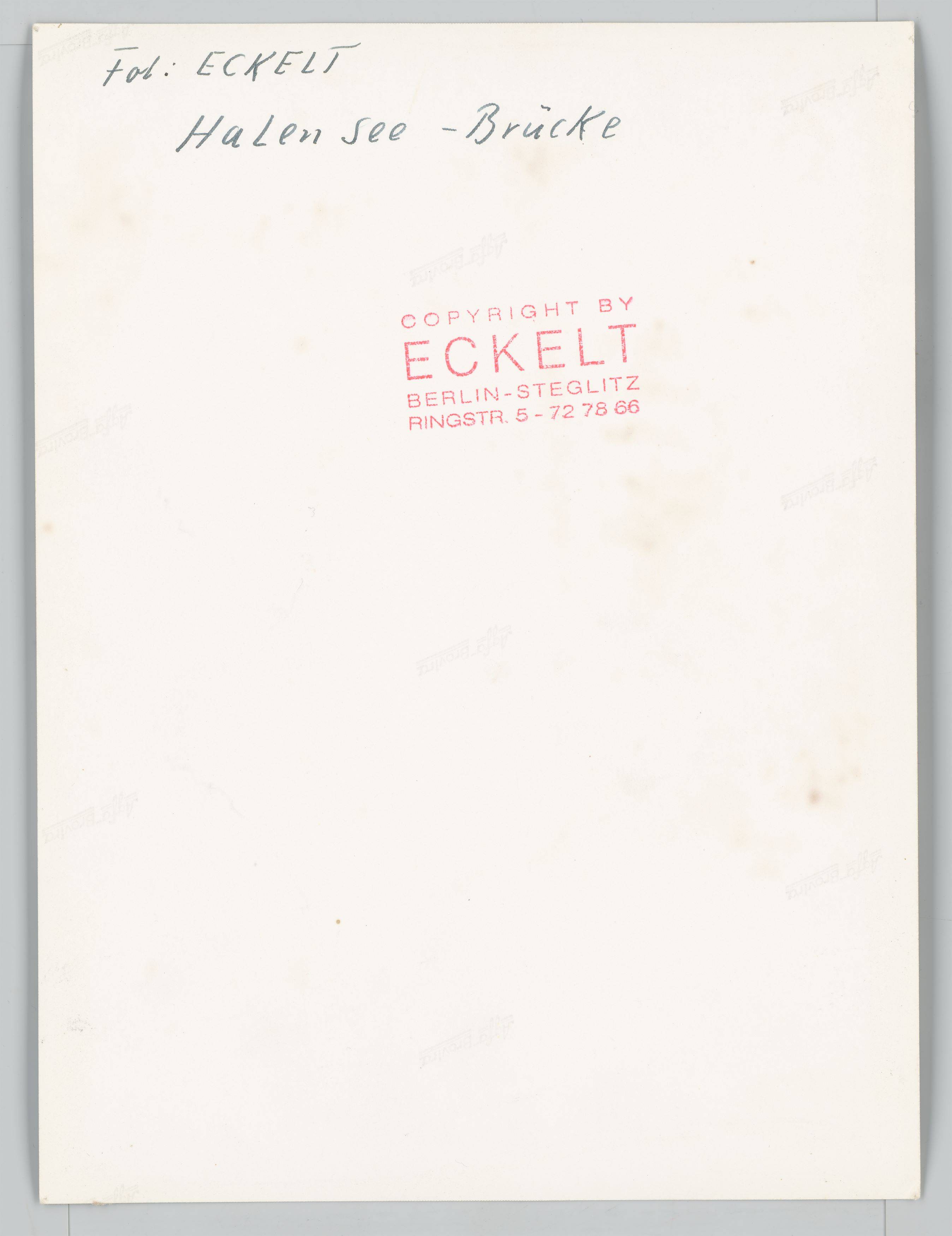 This picture shows the following artwork: Werner Eckelt. Mixed Lot: Berlin after the Second World War. 1940s/50s.