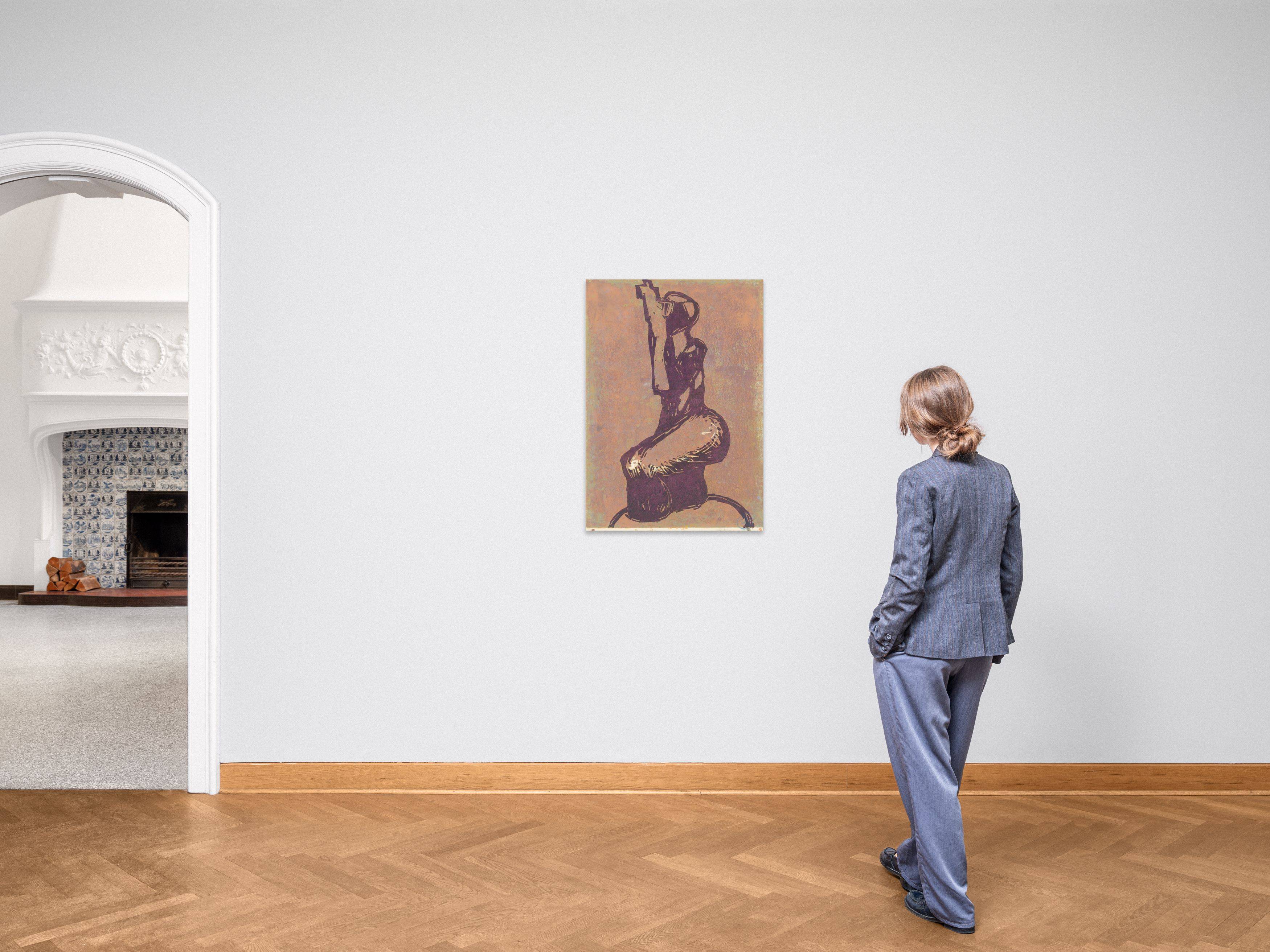 This picture shows the following artwork: Markus Lüpertz. Clitunno. Circa 1990.