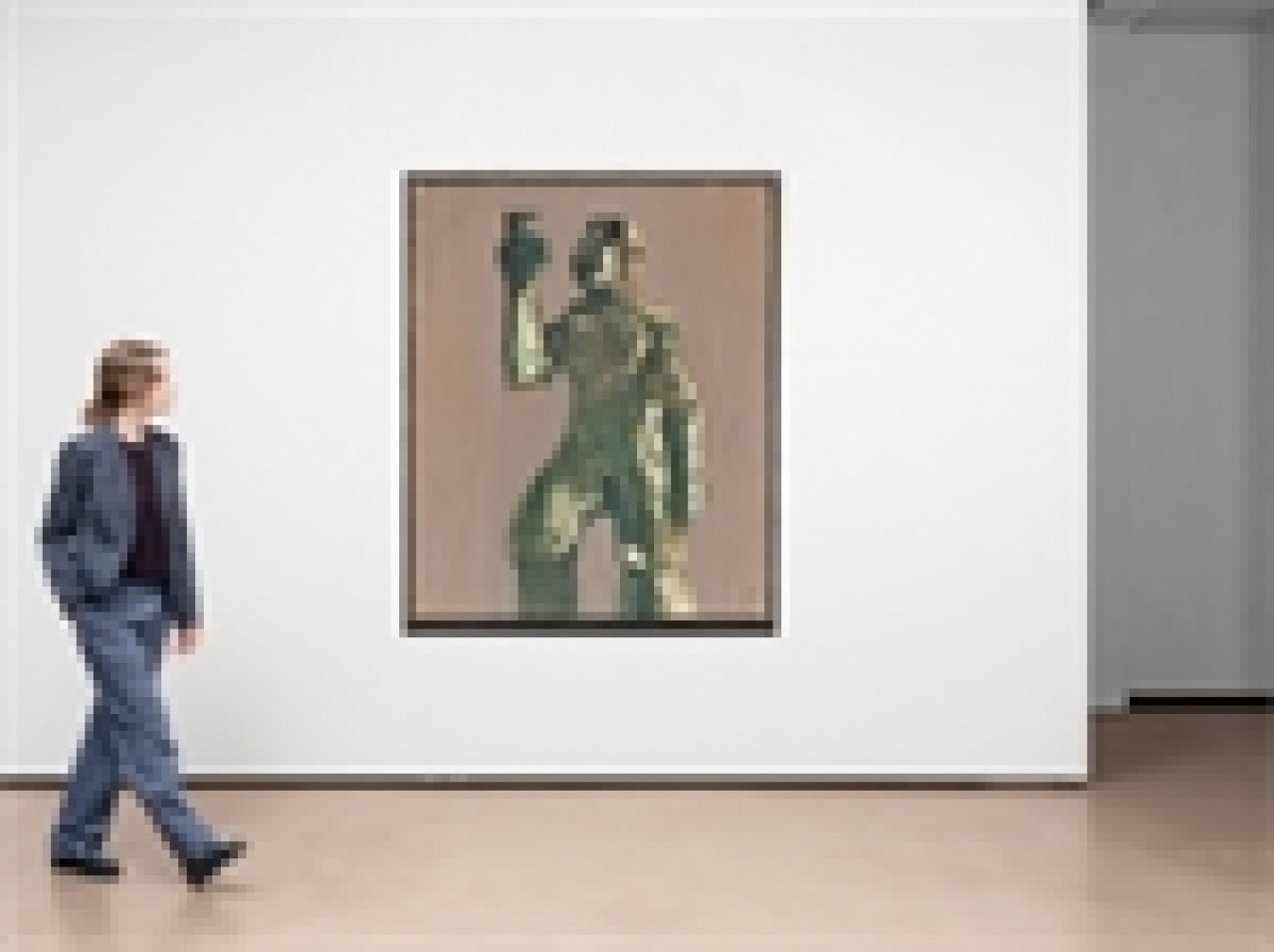 Auf diesem Bild ist das folgende Kunstwerk zu sehen: Markus Lüpertz. Clitunno. Um 1988.