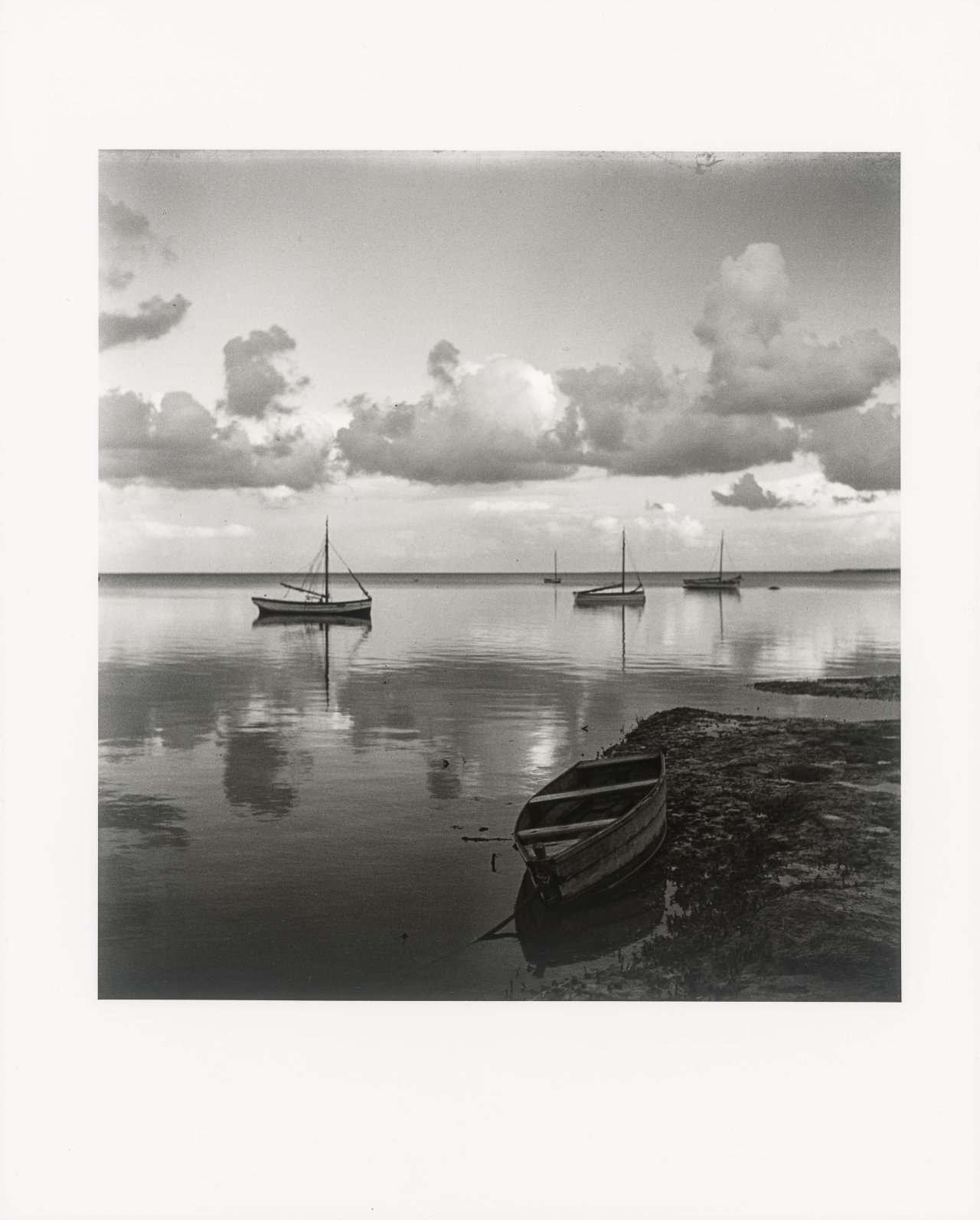 This picture shows the following artwork: Bleicke Bleicken. Abend am Haff I, Keitum (An evening by the Lagoon). 1931/35.
