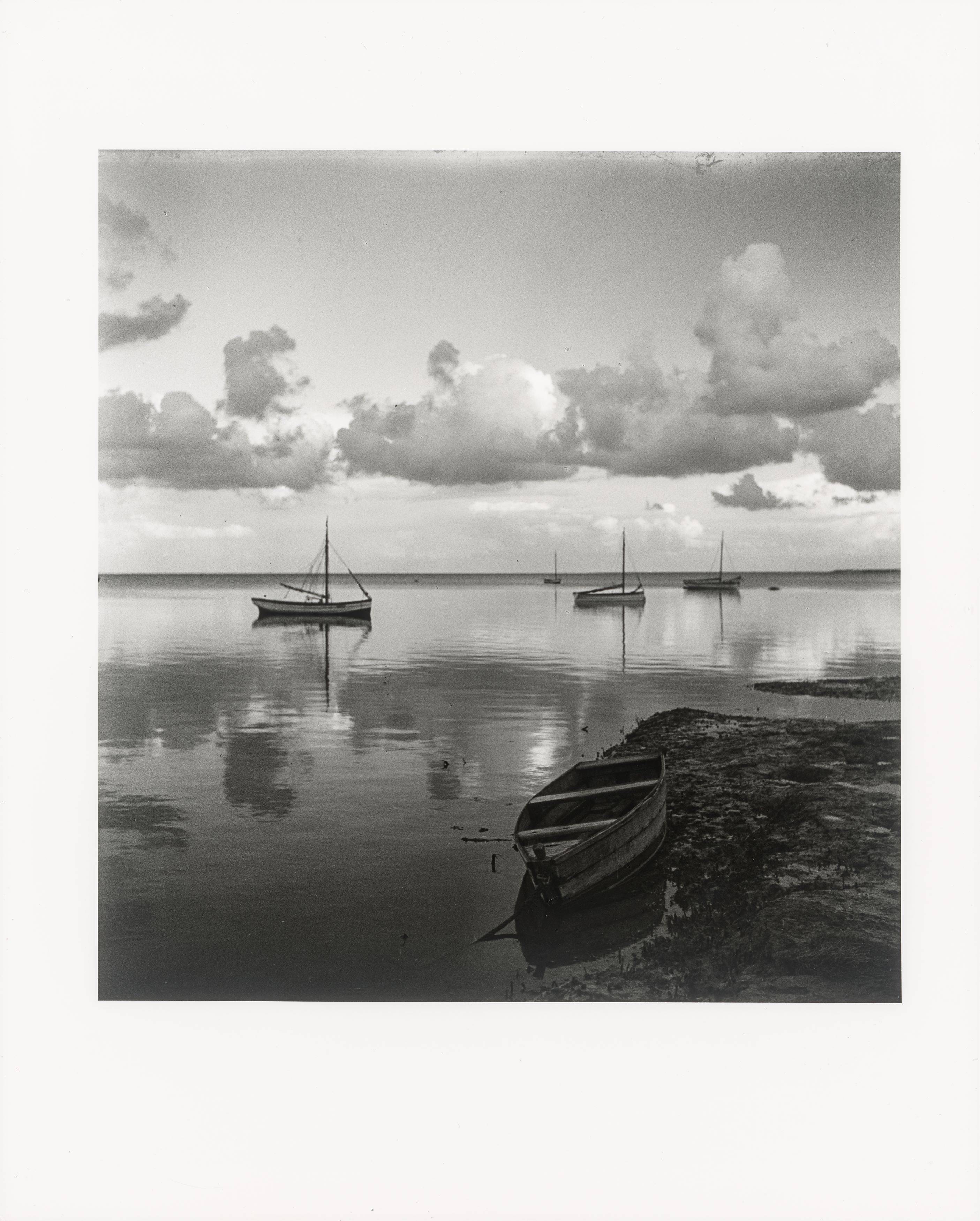 This picture shows the following artwork: Bleicke Bleicken. Abend am Haff I, Keitum (An evening by the Lagoon). 1931/35.