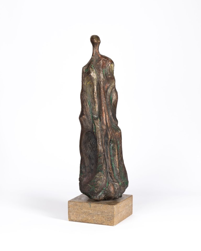 Auf diesem Bild ist das folgende Kunstwerk zu sehen: Theo Balden. „Aufrechte I“. 1988.