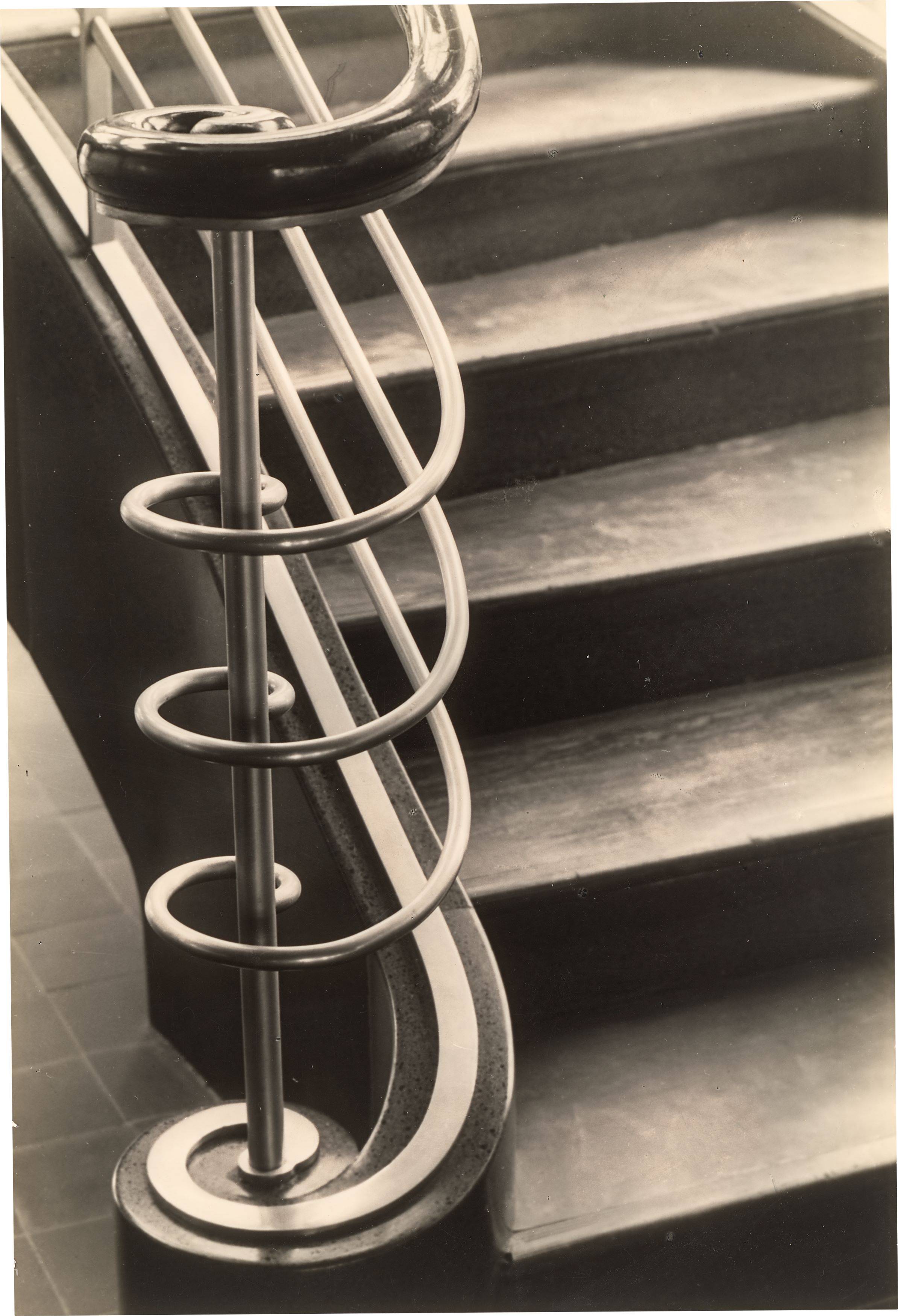 This picture shows the following artwork: Max Baur. Collection: Stairwells. 1950s.