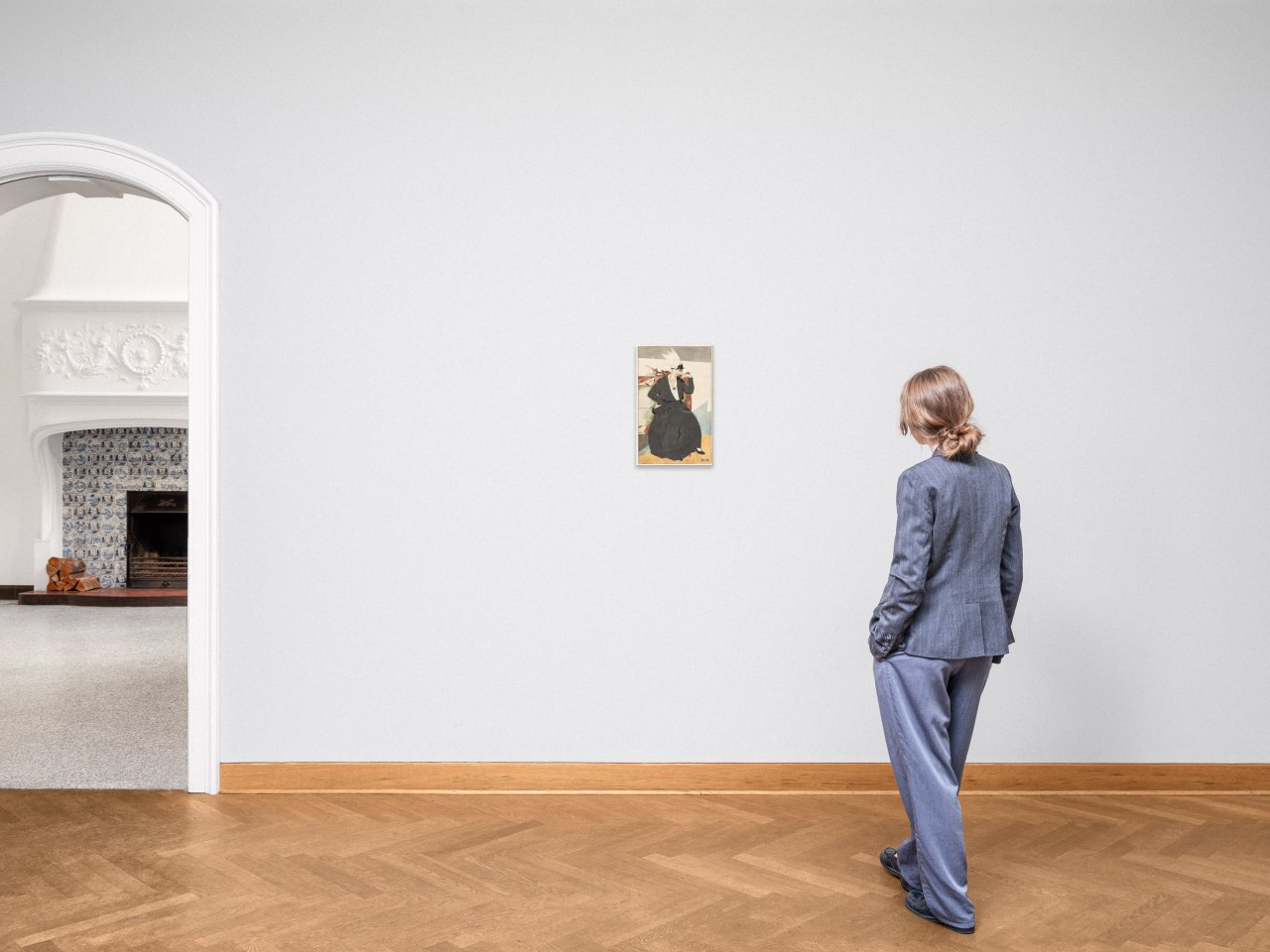 This picture shows the following artwork: Wassili Nikolajewitsch Masjutin. ”Der Transvestit”. 1918.