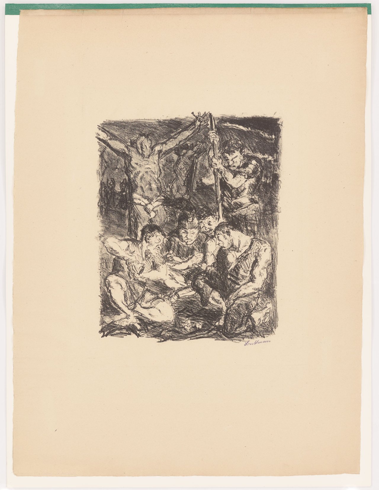 Auf diesem Bild ist das folgende Kunstwerk zu sehen: Max Beckmann. „Sechs Lithographien zum Neuen Testament“. 1911/17.