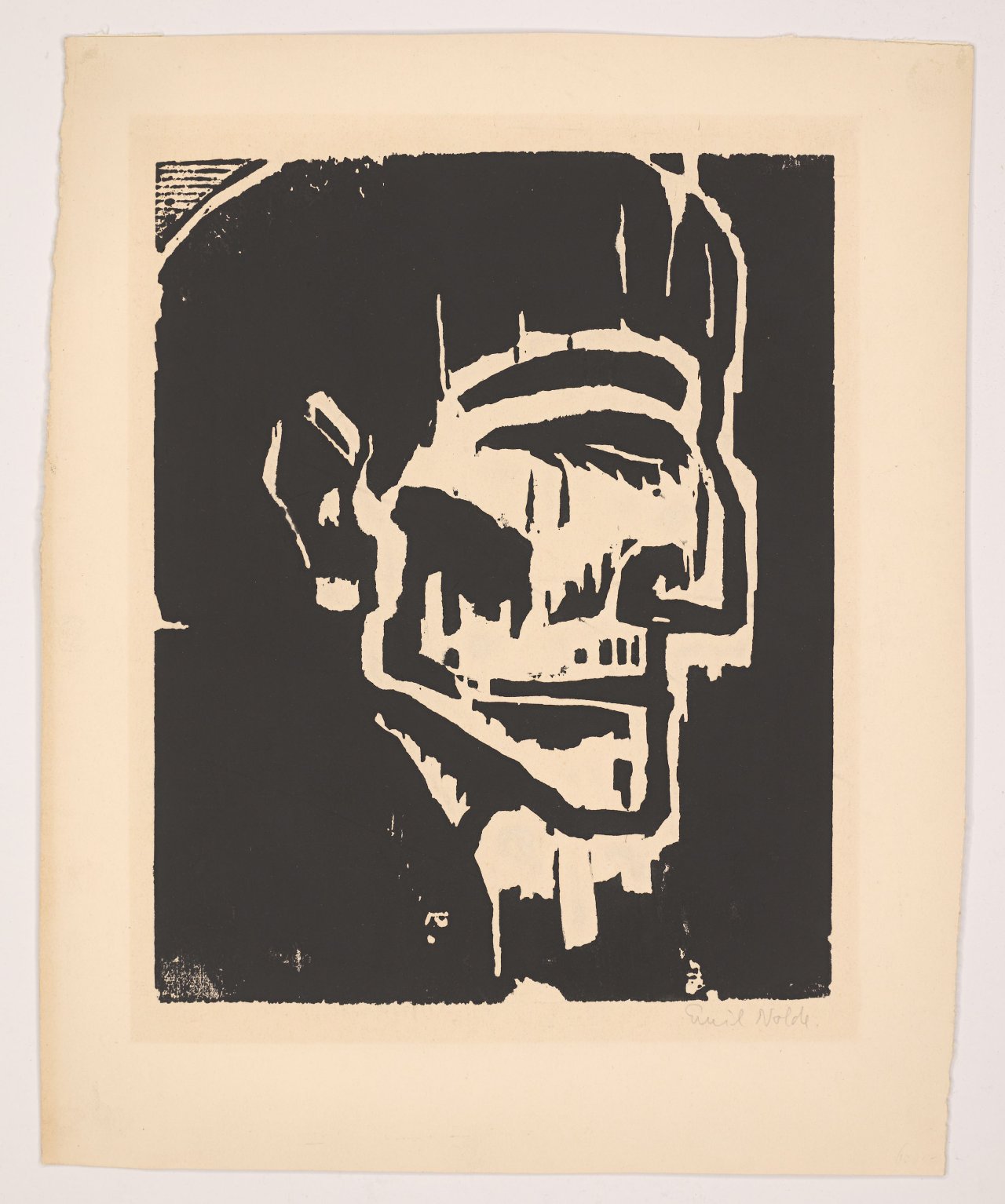 This picture shows the following artwork: Emil Nolde. ”Knecht”. 1912.