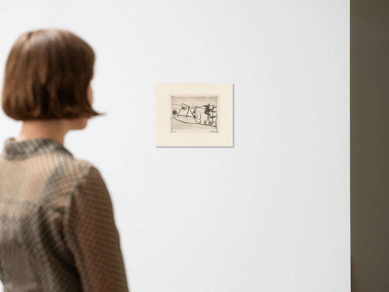 Auf diesem Bild ist das folgende Kunstwerk zu sehen: Karl Schmidt-Rottluff. „Holsteinische Landschaft I“. 1920.