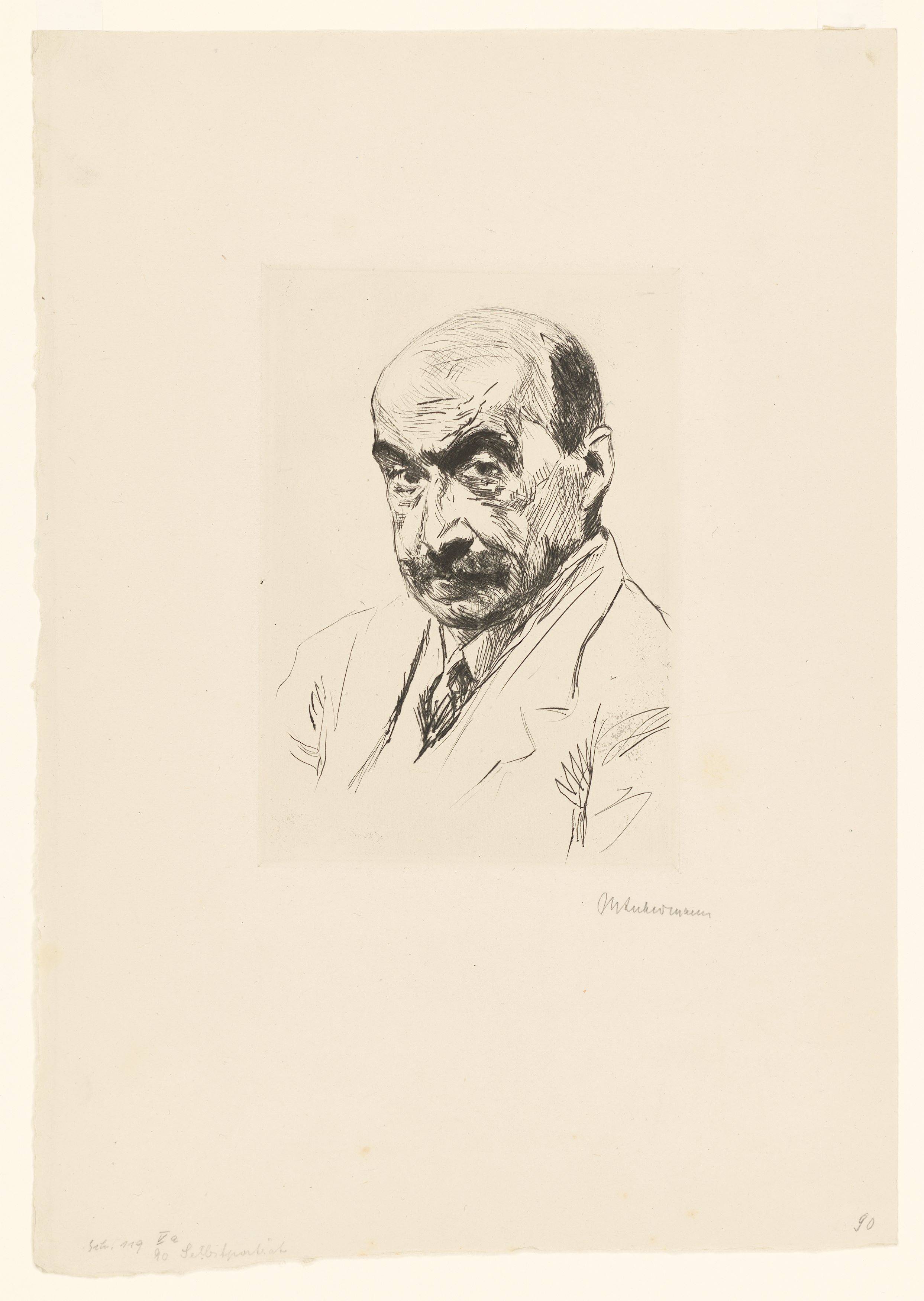 This picture shows the following artwork: Max Liebermann. ”Selbstportrait”. 1911.