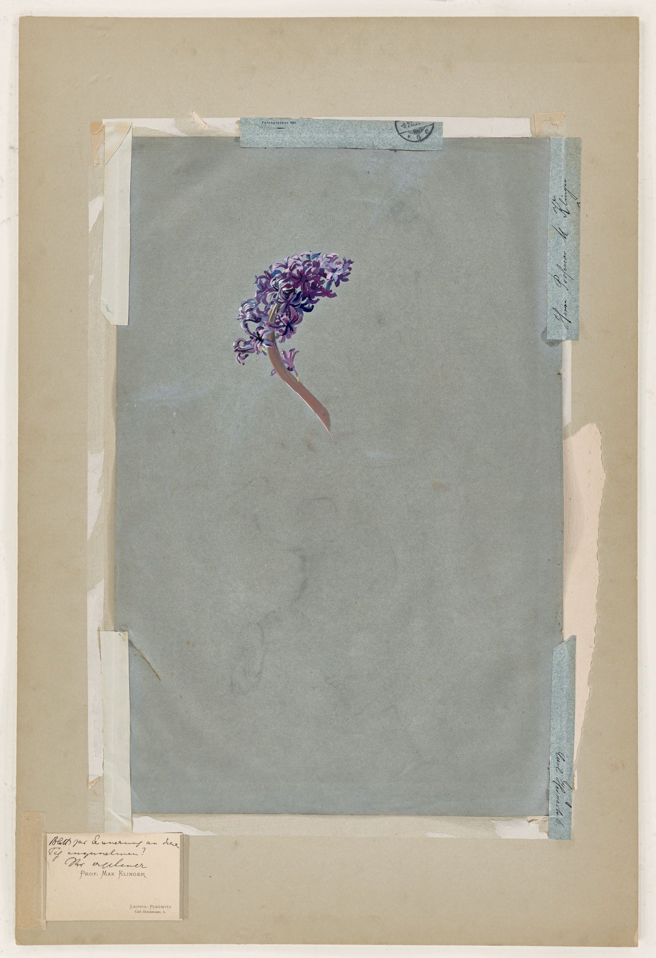 Auf diesem Bild ist das folgende Kunstwerk zu sehen: Max Klinger. „Erster Entwurf zum Beethoven-Thron“. 1886.